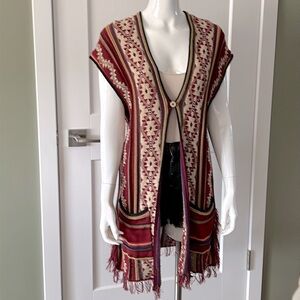 RL Denim & Supply Sleeveless Cardigan Vest